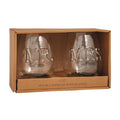 Mr And Mrs Embossed Glass Set