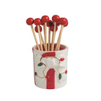 Bow Xmas Toothpick Holder