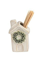 White Christmas Toothpick Holder