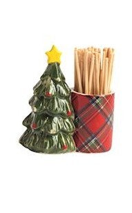 Tartan Toothpick Caddy