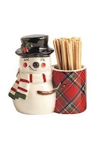 Tartan Toothpick Caddy