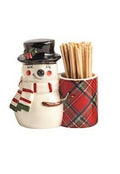 Tartan Toothpick Caddy
