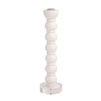 White Resin Taper Holder