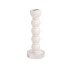 White Resin Taper Holder