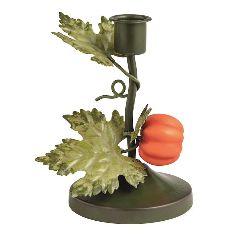 Small Pumpkin Vine Candlestick