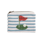 Golf Beaded Pouches
