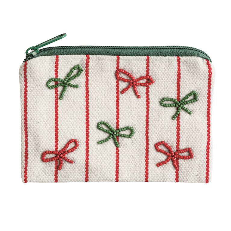 Christmas Beaded Pouches