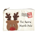 Christmas Beaded Pouches