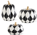 Black And White Harlequin Pumpkins