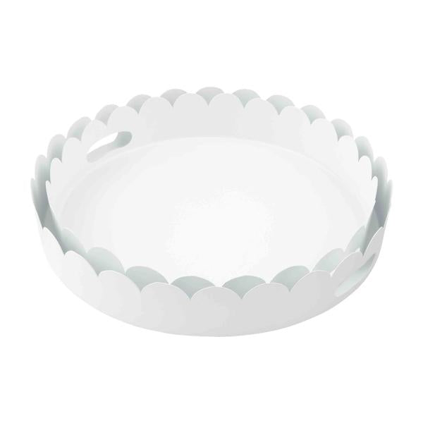 Scallop Metal Tray