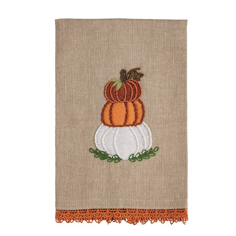 Beaded Embroidered Towel