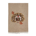 Beaded Embroidered Towel