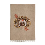 Beaded Embroidered Towel