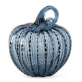 Speckled Blue Glass Pumpkins