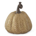 8 Inch Gold Maze Embossed Pumpkin