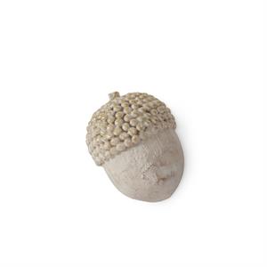 1.5 Inch Cream With Gold Acorn