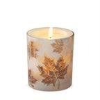 Flicker Flame LED Frosted Leaf Candle
