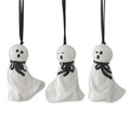 White Ceramic Ghost Ornament