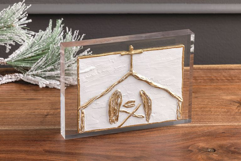 Acrylic Nativity Plaque