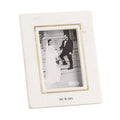 Mr & Mrs Gold Inlay Marble Frame
