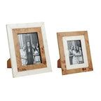 Burl And Marble Frame