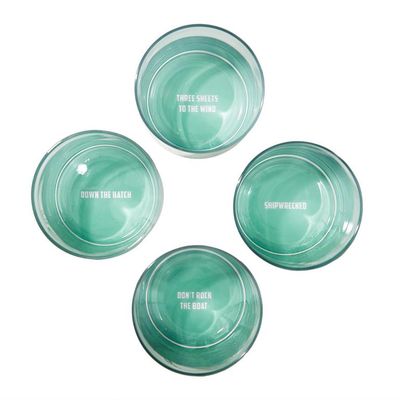 Octopus Double Old Fashion Glass Set