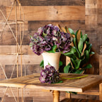 Real Touch Hydrangea Burgundy