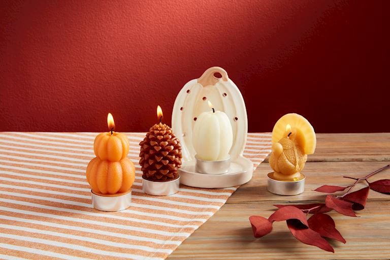 Fall Figural Tealights