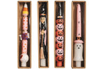 Halloween Glitter Taper Candle