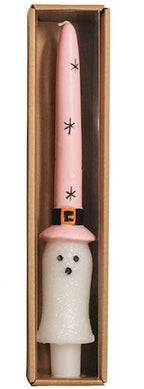 Halloween Glitter Taper Candle
