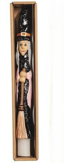 Halloween Glitter Taper Candle