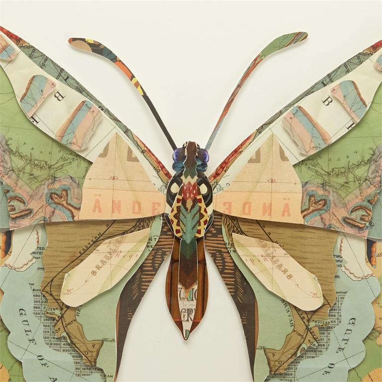 Butterfly Collage Art