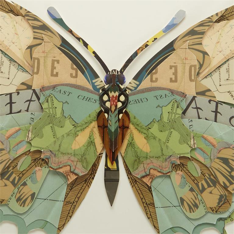 Butterfly Collage Art