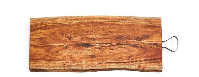 Serving Board With Iron Handle
