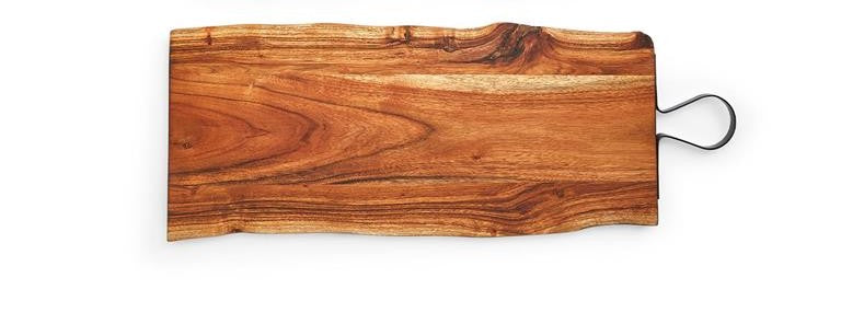 Serving Board With Iron Handle