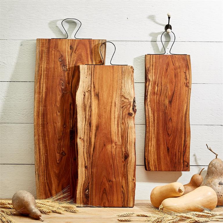 Serving Board With Iron Handle