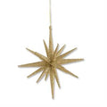 6 Inch Gold Glitter Star Ornament