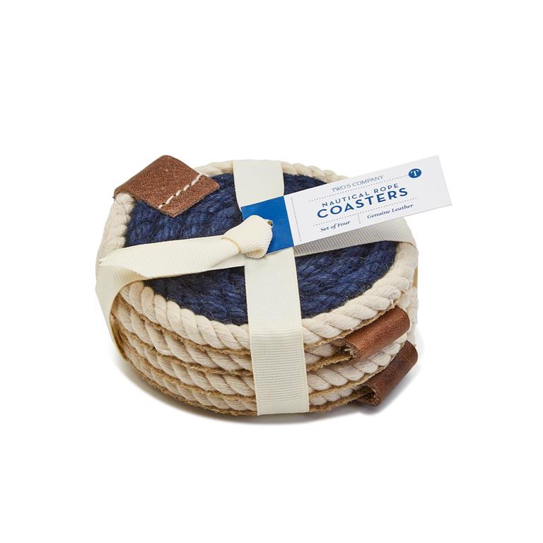 Blue Rope Coaster Set Of 4