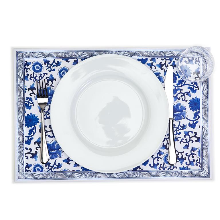 Chinoiserie Paper Placemat Book Of 40