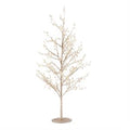 24 Inch Gold Glittered Twig Tree With Pearls