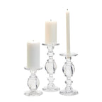 Glass Pedestal Candleholder