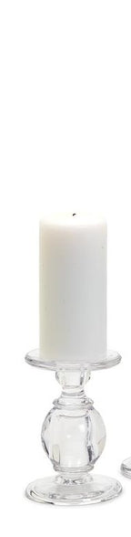 Glass Pedestal Candleholder