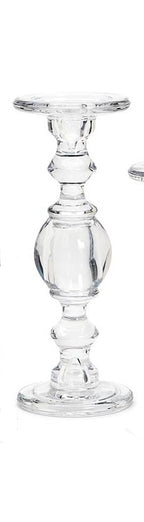 Glass Pedestal Candleholder