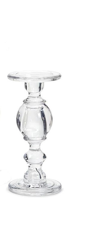 Glass Pedestal Candleholder