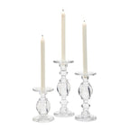 Glass Pedestal Candleholder