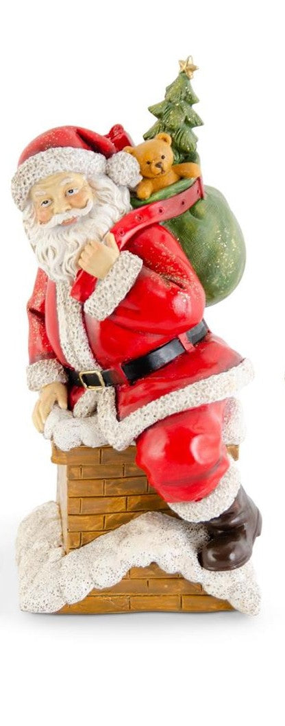Glittered Traditional Santa