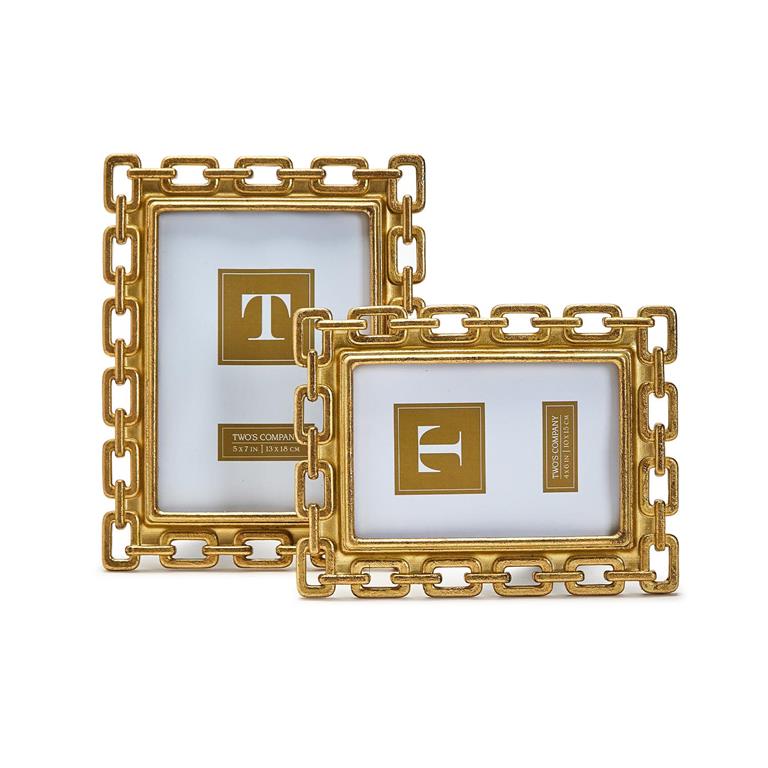 Chain Picture Frame Gold Chain Photo Frame – Southern Splendor