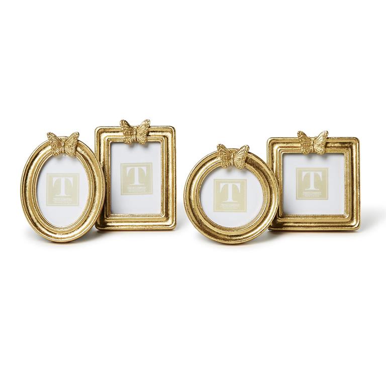 Golden Butterfly Photo Frame Miniature