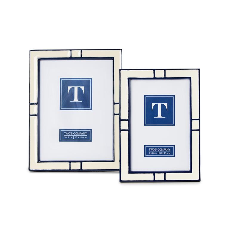 Blue And Cream Frame
