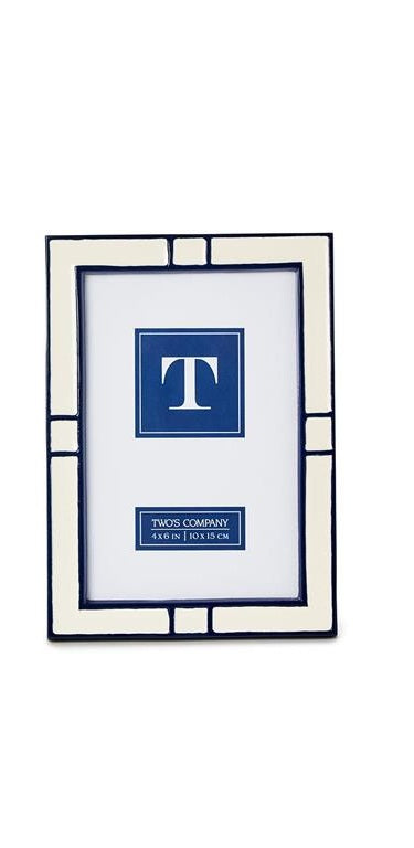 Blue And Cream Frame